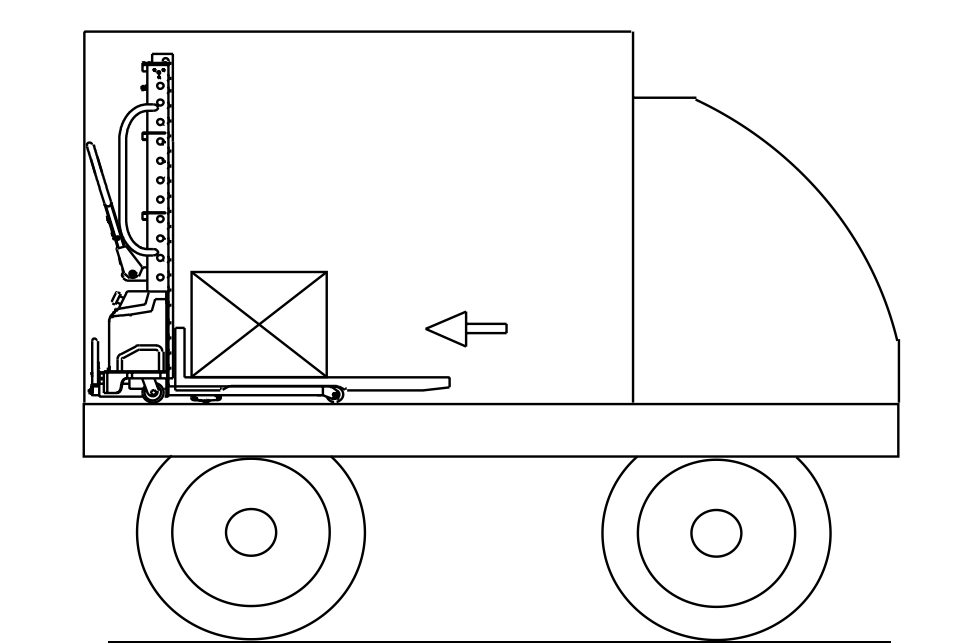 Návod na obsluhu samonakladacieho elektrického vysokozdvižného vozíka Exiting Carriage a Stacker