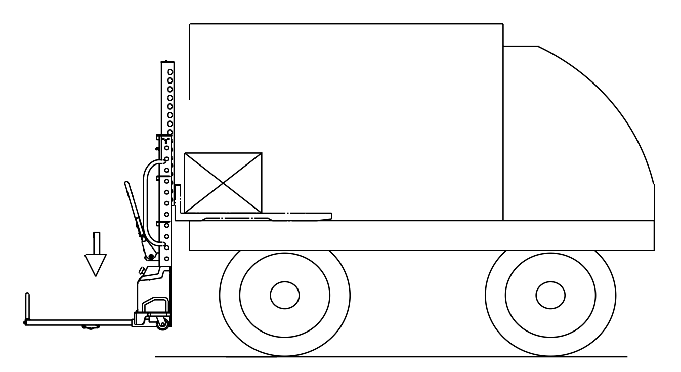Návod na obsluhu samonakladacieho elektrického vysokozdvižného vozíka Exiting Carriage a Stacker