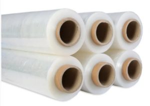 Ručná stretch fólia 500 mm / 23 µm: šesť 3 kg roliek, balenie v jednom kartóne